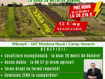 Macesti jud. CS - Teren extravilan de - la doar 26 metri de