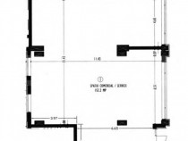 Spatiu comercial, 153 mp, zona strazii Fabricii