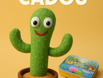 Jucărie Cactus Dansator - Cântă, Dansează, Imita + Puzzle Lemn CADOU!