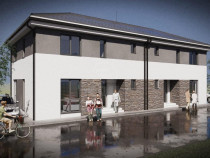 Duplex nou, semifinisat, în ansamblu rezidențial cu parc privat