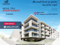 COMISION 0% - Apartamente 3 camere - Margeanului 1B-A1, Baia Mare