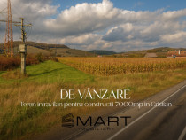 Teren intravilan CC cu CU 7000mp in Cristian la DN