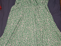 Rochie verde cu buline