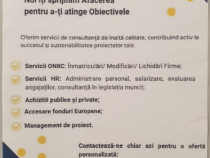 Servicii ONRC, Resurse Umane, Achizitii publice, Accesare fonduri