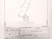 Teren intravilan, 1853 mp, deschidere 20 m Cazasu