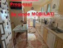 ETAJ 1! Se vinde MOBILAT! Ap 2 camere, zona Progresu