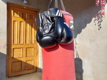 Sac de box Este foarte bun pentru antrenamente acasă