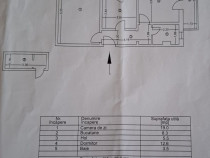 Apartament 2 camere Vest-decomandat-cu boxa cu acte!