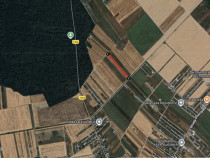 Teren Sabareni langa padure 10 minute pana in Bucuresti 6800mp