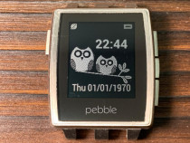 Pebble Steel – Smartwatch clasic, carcasa metalică, e-paper