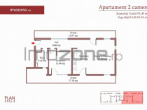 4 camere cu terasa de 22 mp, 3 bai, etaj 1/3, FINISAT MOD...