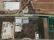 Teren intravilan 4 ha, pentru logistică sau depozitare ?...