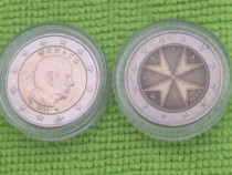 Monede 2 euro si de 1 euro