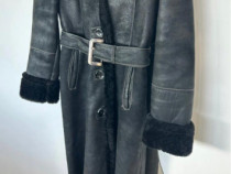 Cojocel din blana naturala negru