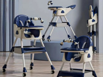 Scaunul de masa si joaca pentru copii Kinderplay blue