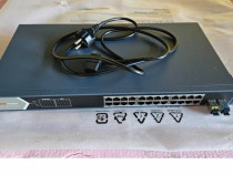 Switch POE Hikvision 24 porturi Hikvision DS-3E1526P-SI cu management
