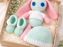 Set cadou handmade pentru bebeluși (0&ndash;3 luni)