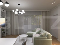 Apartament nou modern, 2 camere, centrala pe gaz si panouri