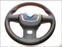 Volan piele VRS 2 facelift modele Skoda 2009-13 Nou + Airbag