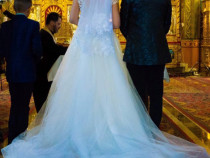 Rochie Mireasa cu trena detașabilă