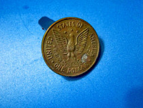 1775-USA-Insigna 1 dollar-Obiect decorativ stativ vechi.