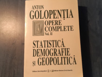 Statistica demografie si geopolitica vol. 2 Anton Golopentia