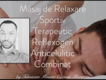 Masaj de Relaxare-Sportiv-Somatic-Reflexogen-Anticelulitic