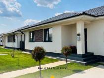 Casa individuala FINALIZATA pe parter, 115 mp, 510 mp curte, Balotesti