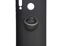 Husa Telefon Silicon Huawei P30 Lite Liquid Black Ring