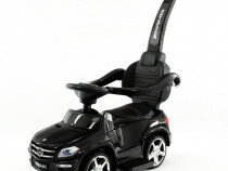 Masinuta cu maner pentru copii 3 în 1 Mercedes GL63 6V Black