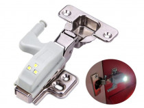 Lampa Automata 2x, cu Led, pt. Balamale Usilor