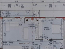 Apartament 55 mp FINISAT,parcare inclusa si gradina 50 mp Floresti