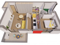 Comision 0%, Apartament cu 2 camere LA CHEIE cu chirias i...