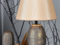 Lampa birou Maro/Auriu, H 46 cm