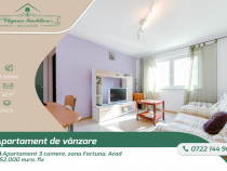 Apartament 3 camere, zona Fortuna, Arad