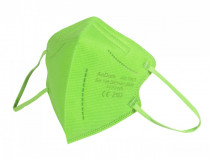Masca FFP2 pentru copii Verde, 5 straturi, ambalata individual