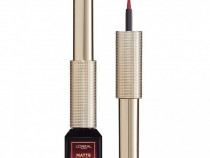 Tus de ochi mat, Loreal, Signature Matte Eyeliner, 05 Burgundy, 6 ml