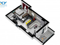 Rahova-Oxy Residence 2 camere Tip L mobilat/utilat