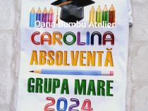 Tricouri personalizate absolvire gradinita/ an scolar.