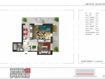 Apartament 2 camere ideal investitie
