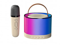 Boxa portabila cu microfon wireless, bluetooth, 5W, radio FM, karaoke,