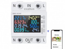 Contor electric Smart, Exaltus®, KWS-302WF, Wifi