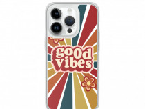 Husa telefon Good Vibes Clear Iphone 14 pro