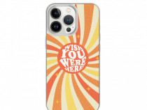 Husa telefon Wish You Were Here Clear Iphone 13 pro