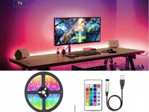 Banda led RGB cu telecomanda 5 metri