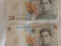 Pentru colectionari 20 lei cu Ecaterina Teodoroiu