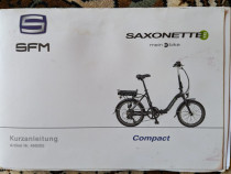 Bicicleta electrica pliabila Saxonette Compact