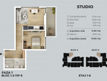 Apartament Garsoniera tip Studio