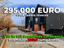 Vilă în Stil Scandinav Corbeanca, 200 mp utili, P+1+M, Comision 0%