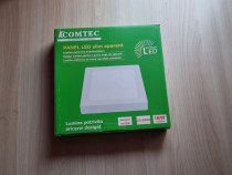 Plafoniera aplica LED 18W 1260 lumen slim aparenta lumina rece sigilat